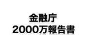 金融庁2000万円の報告書を読み込んでみた！
